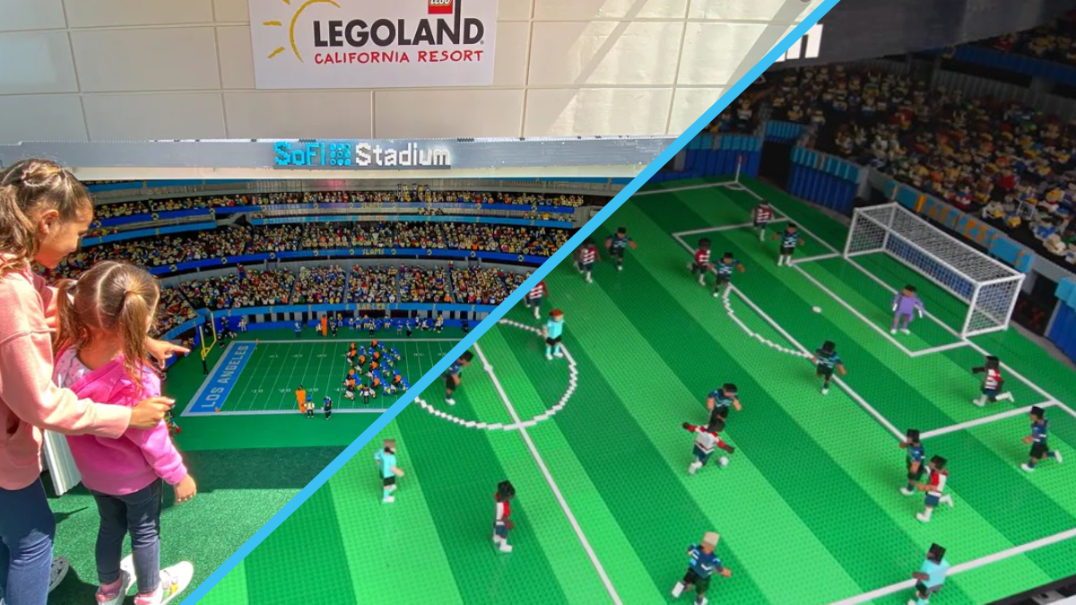LEGO’s biggest stadium gets a World Cup glow-up