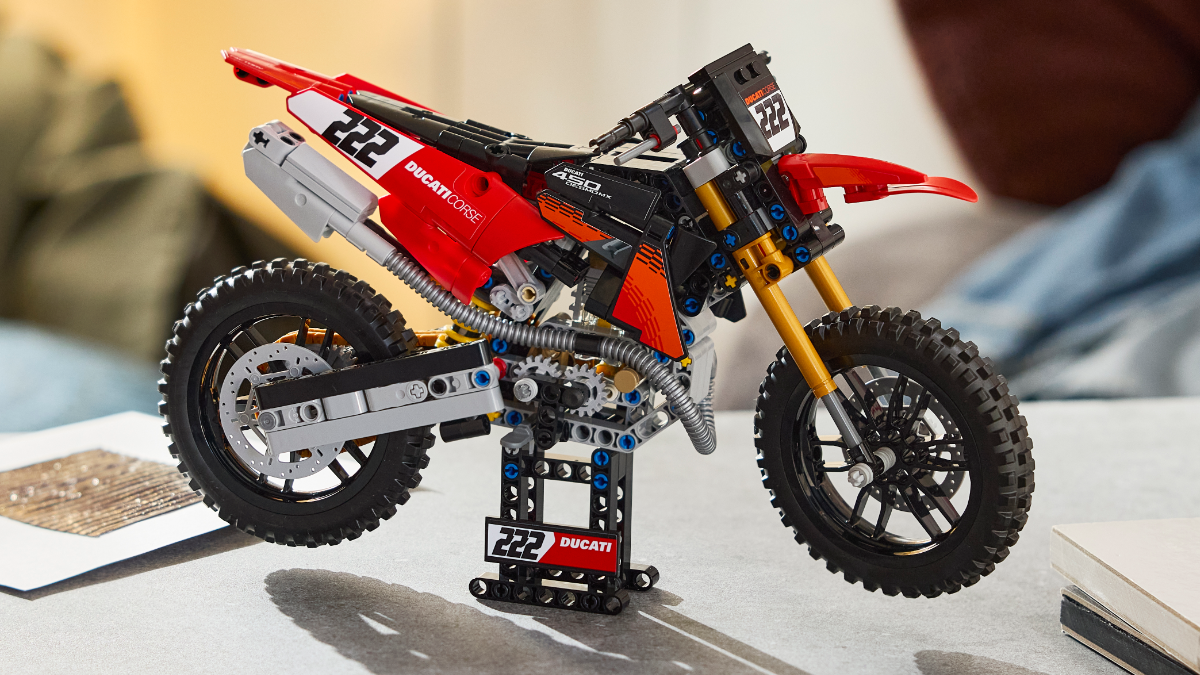 LEGO Technic Ducati Desmo450 MX Factory Motorcycle revealed