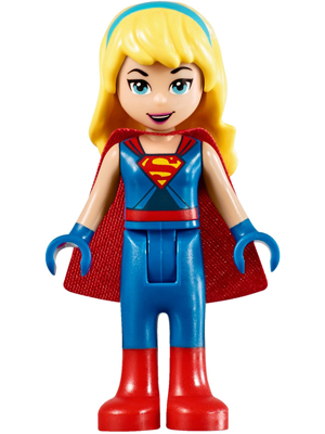 Supergirl blue gloves
