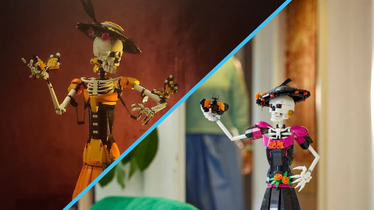 LEGO Ideas fan designer compares gigantic original build with final model