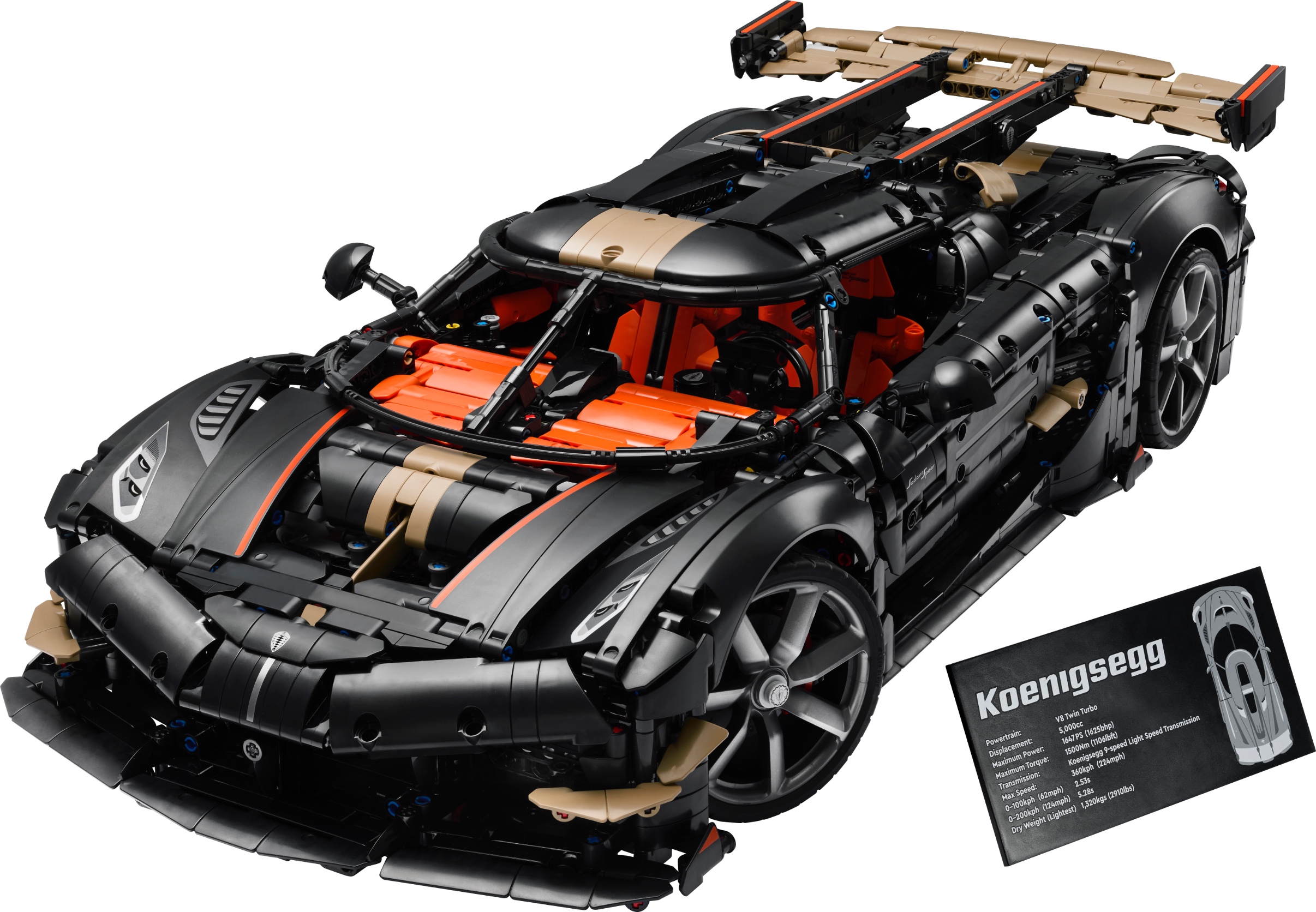 LEGO Technic 42232 Koenigsegg Sadair's Spear-3HamHUw6P7