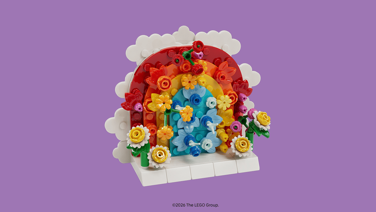 lego blooming rainbow party creativity workshop