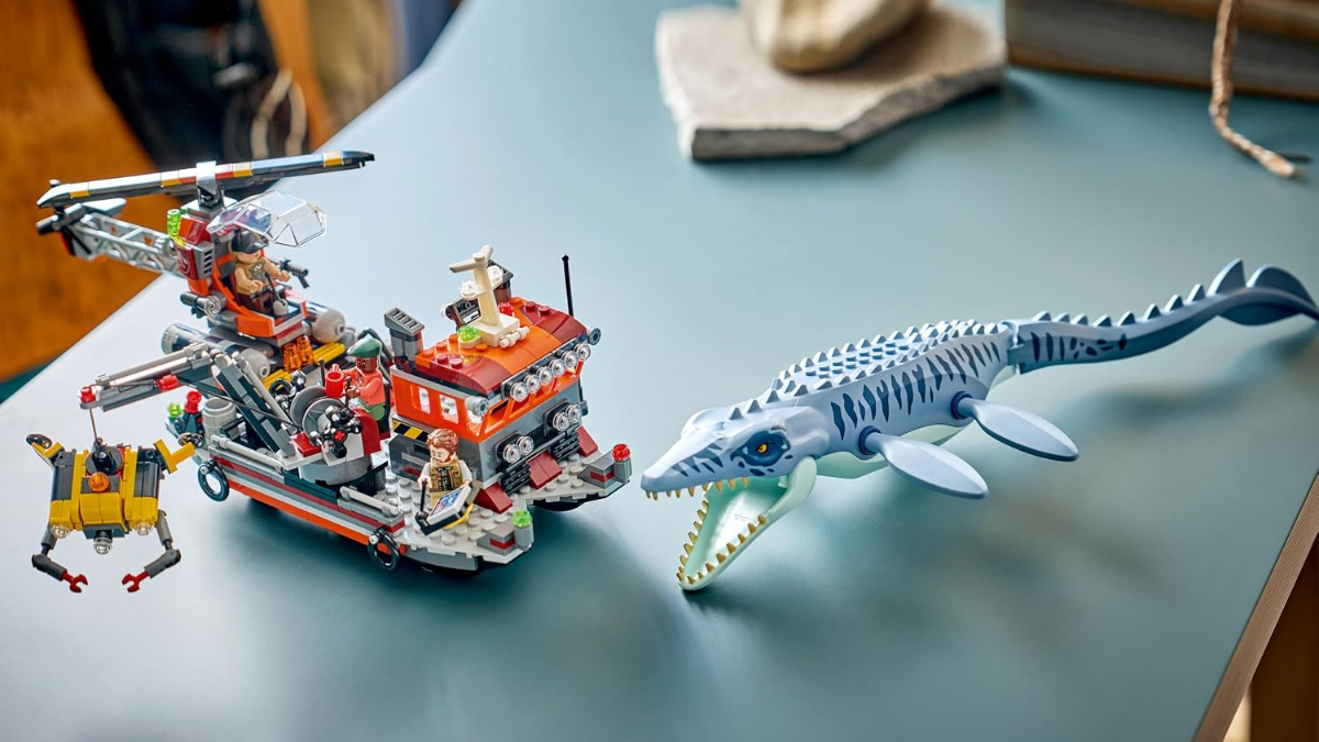 Primo sconto su LEGO Jurassic World Mosasauro modellato