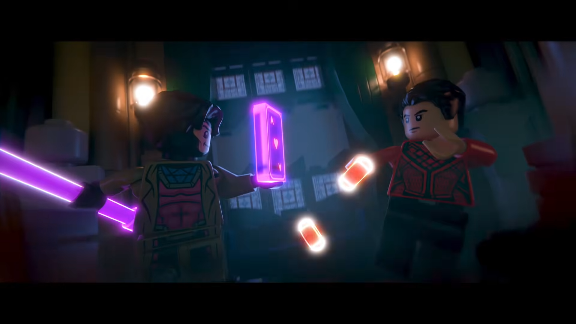 LEGO Avengers Doomsday minifigures from the official trailer recreation