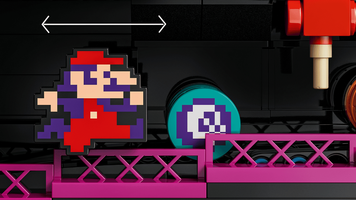 Watch LEGO’s new Donkey Kong Arcade machine in action