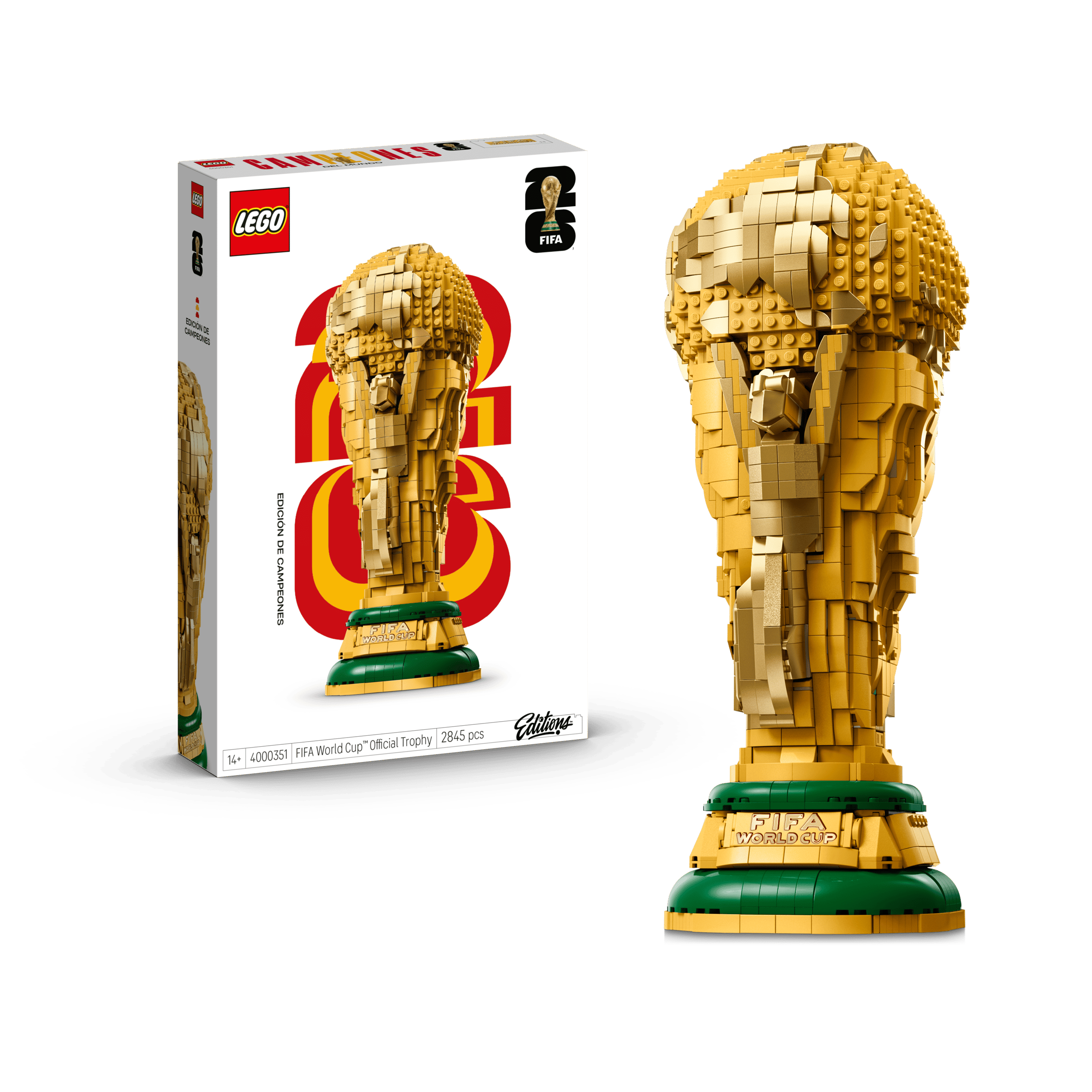 LEGO Editions 4000351 FIFA World Cup Official Trophy – Champions Edition-1
