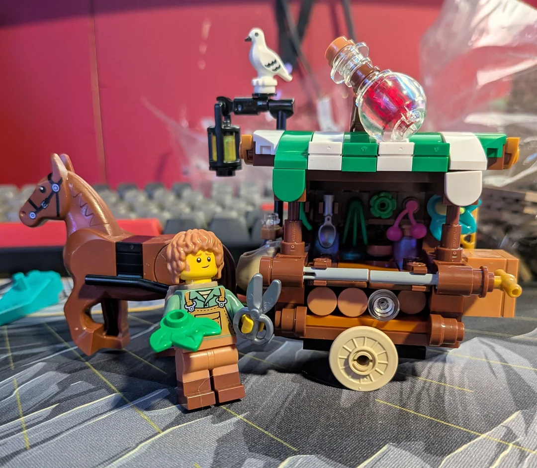 REDDIT LEGO Alchemist's Shop cart
