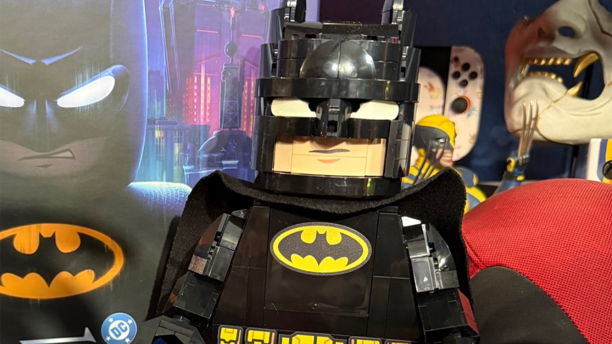 You'll never get this up-scaled LEGO Batman minifigure