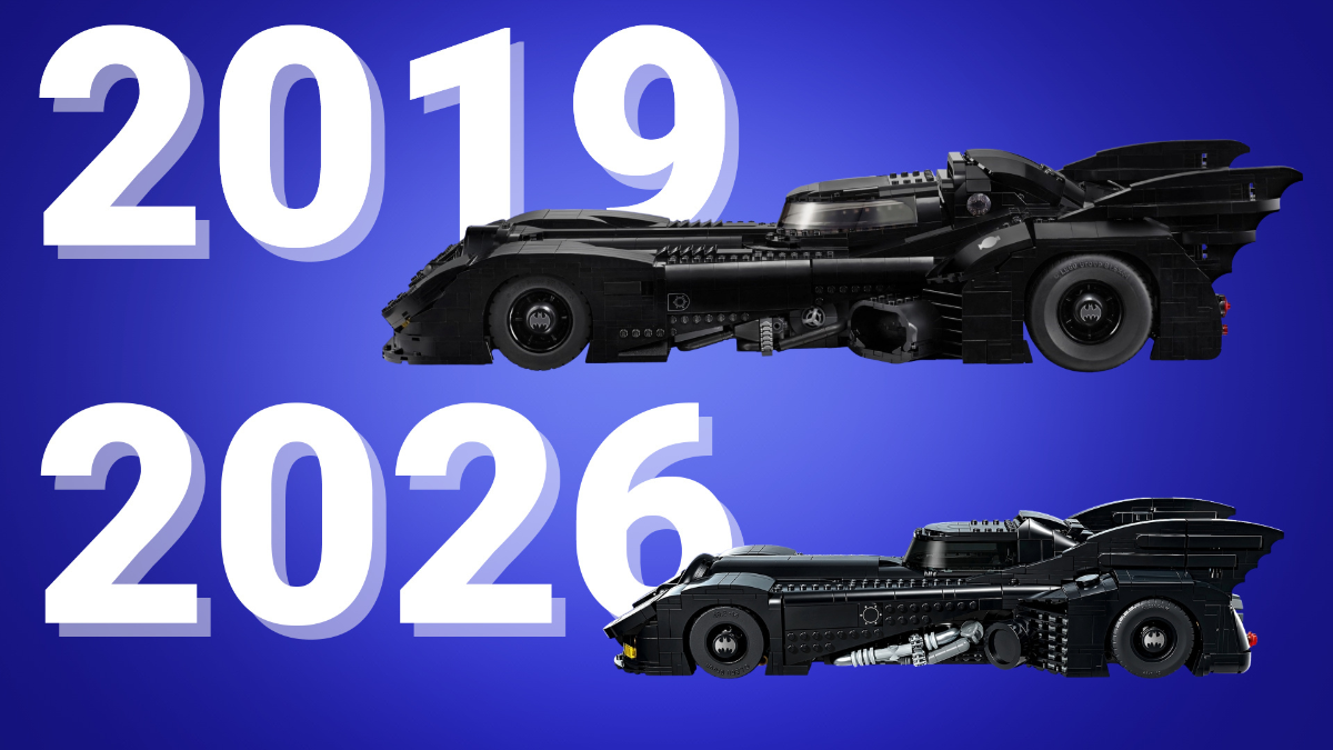 LEGO Batman La Batmobile è più piccola di quanto si pensi.