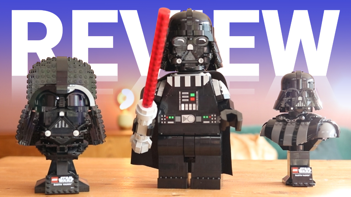Comparing the three styles of LEGO Darth Vader