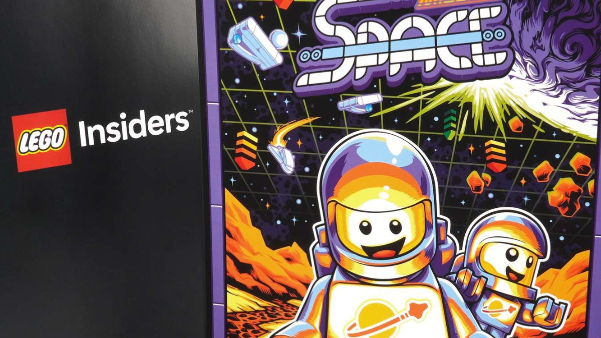 LEGO Space Arcade Poster lands in the Insiders Rewards Centre