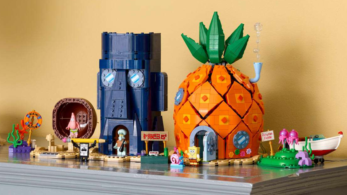 The voice of SpongeBob SquarePants gushes over new LEGO sets