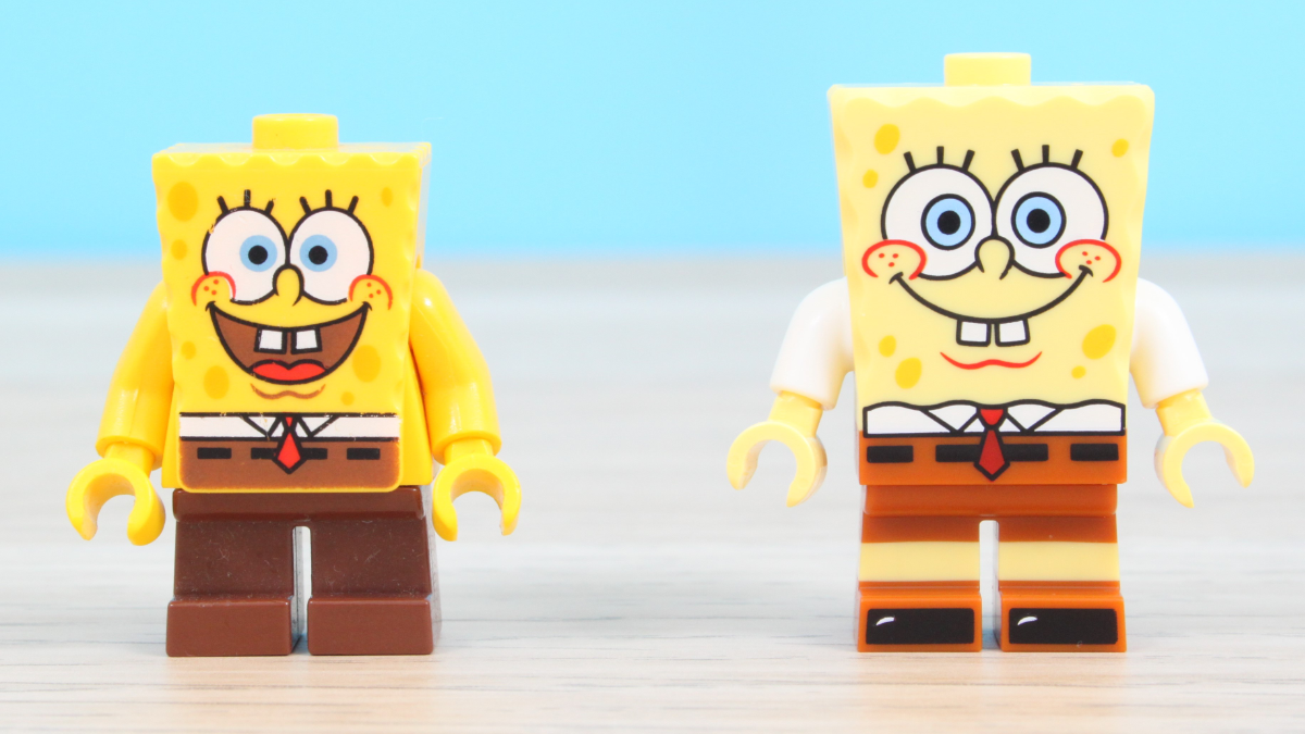 Set LEGO SpongeBob SquarePants Bikini Bottom: 2006 vs. 2026