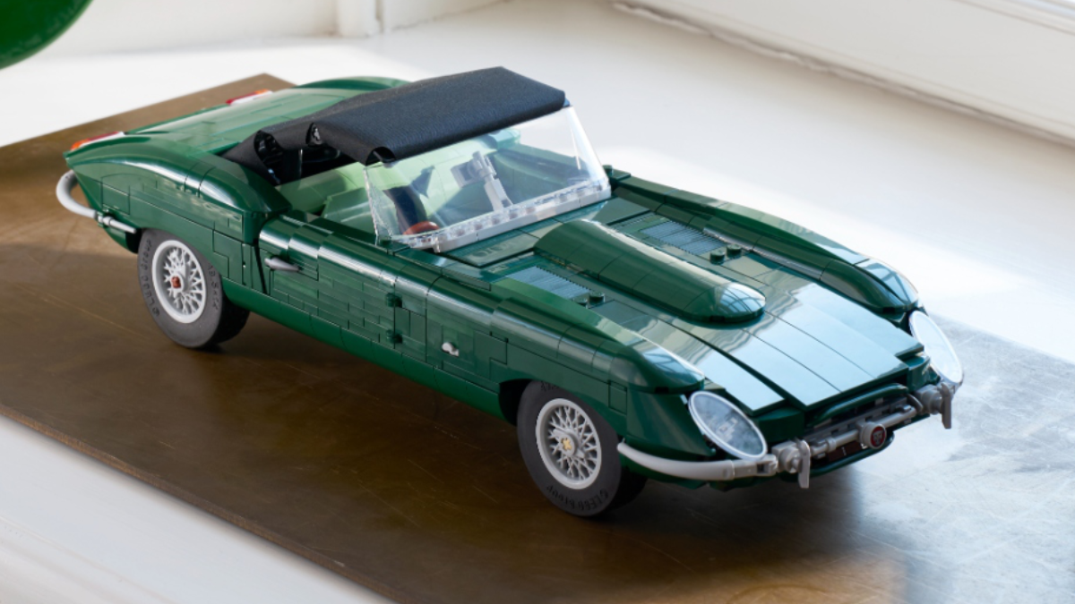 The LEGO Jaguar E-Type’s engine hides a treasure worth more than the car