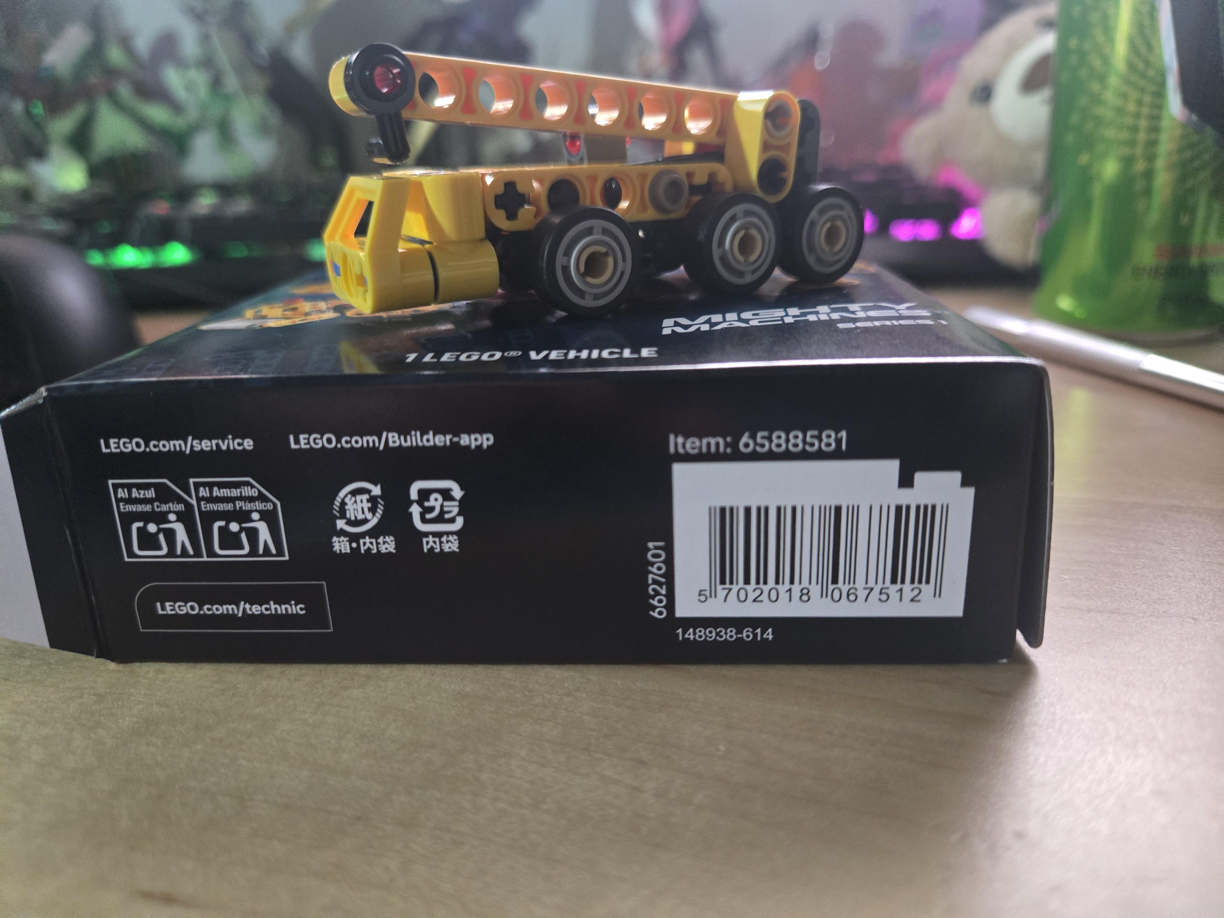 REDDIT LEGO Technic 42233 Mighty Machines Australia packaging