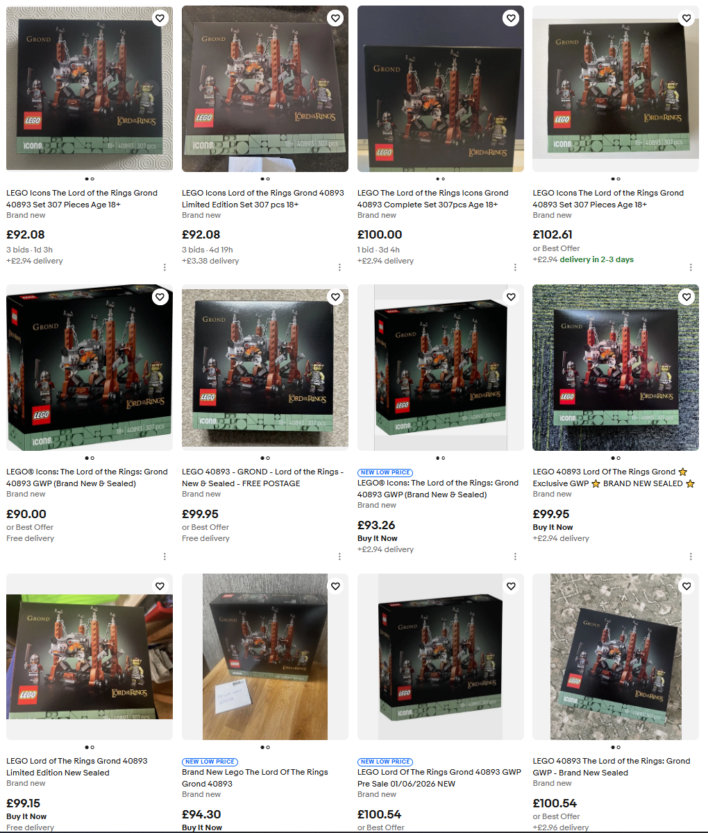lego 40893 grond gwp ebay