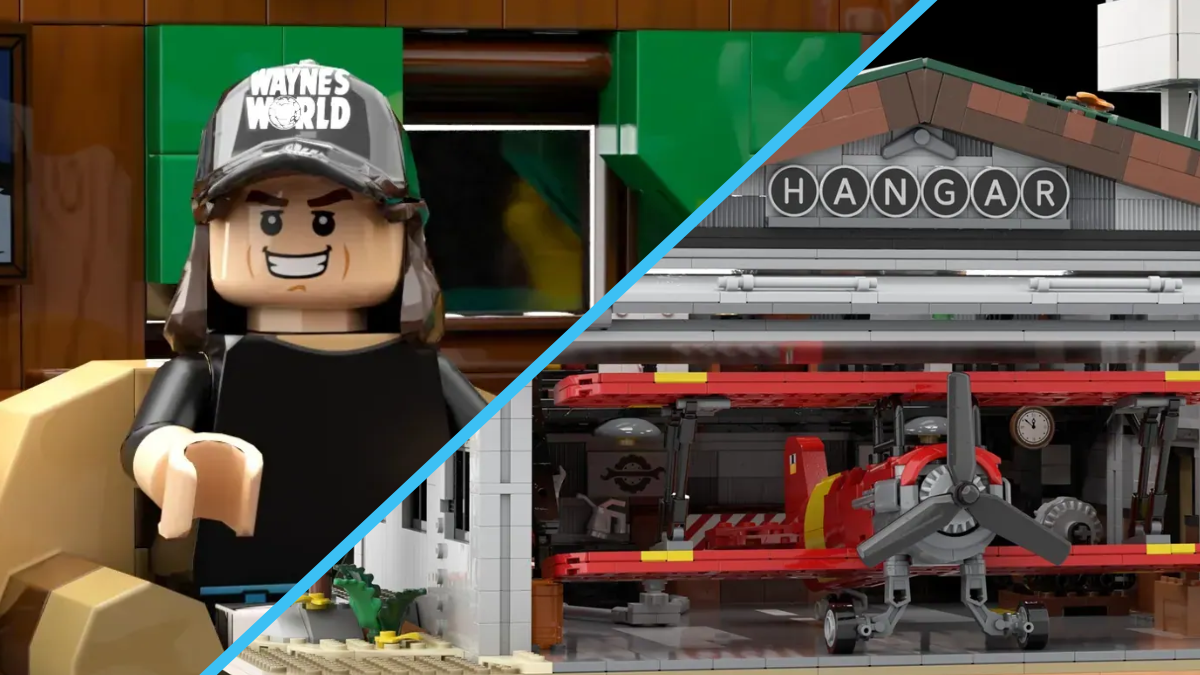 Wayne’s World and Old Hangar join LEGO Ideas 10K surge