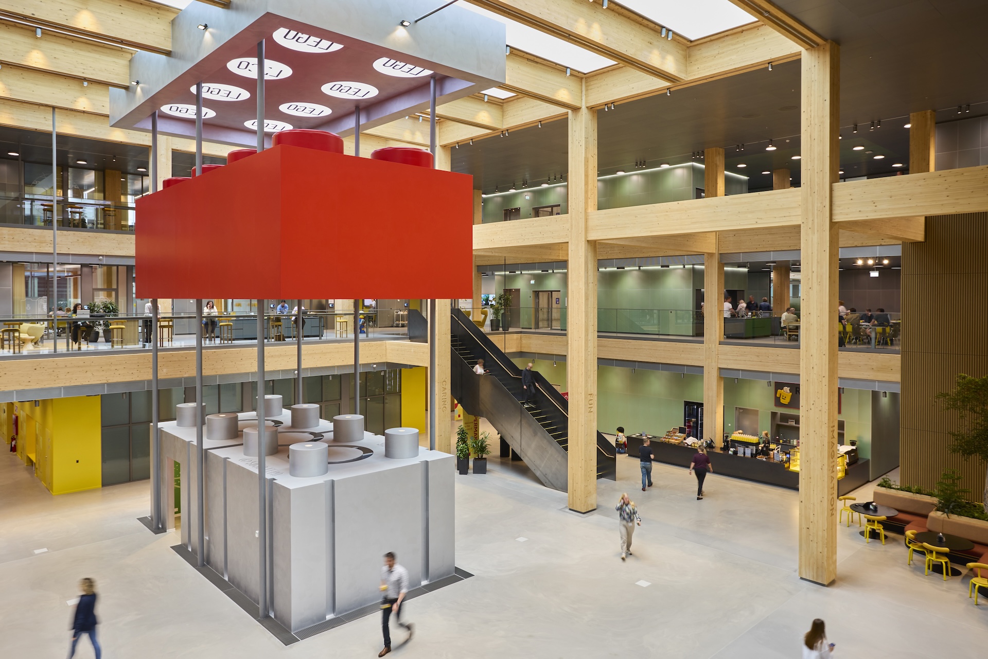 LEGO Kornmarken Campus Billund atrium