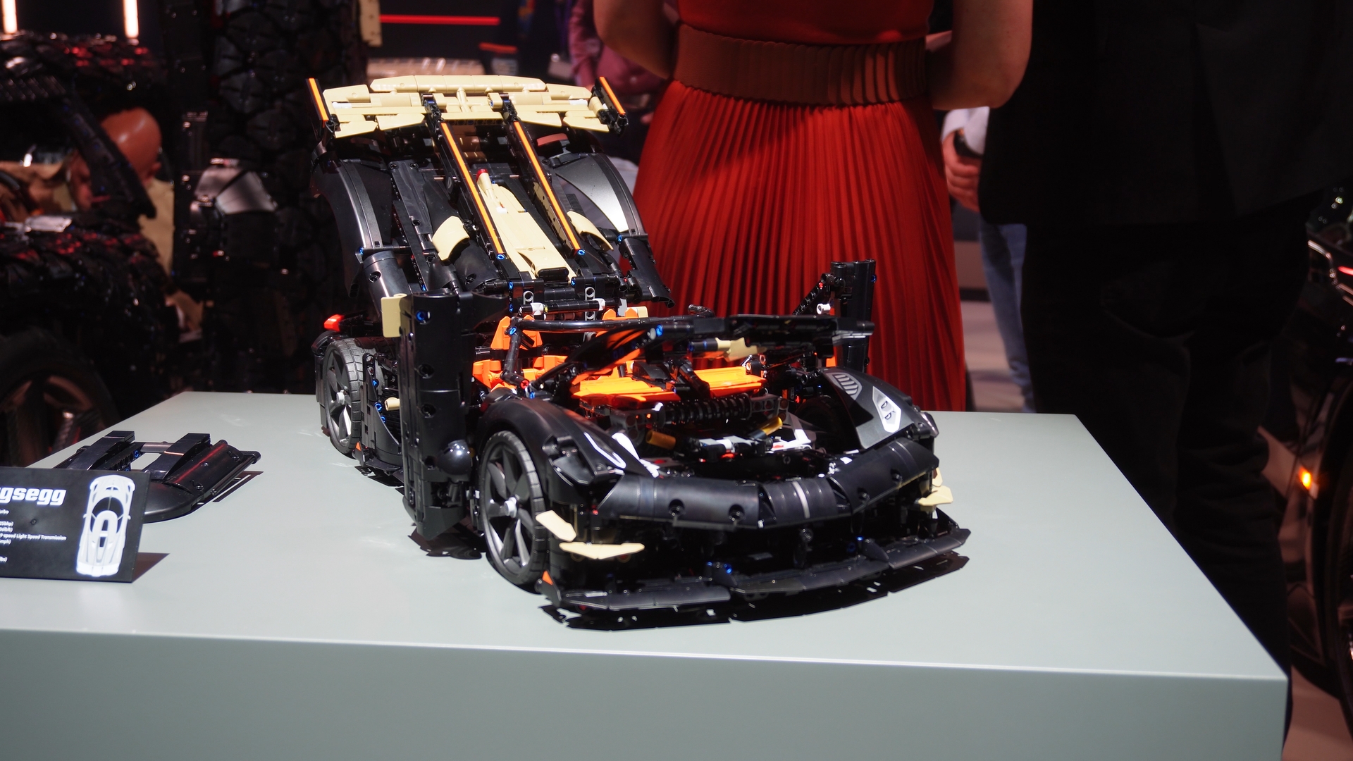LEGO Technic 42232 Koenigsegg Sadair’s Spear Megacar reveal event 13