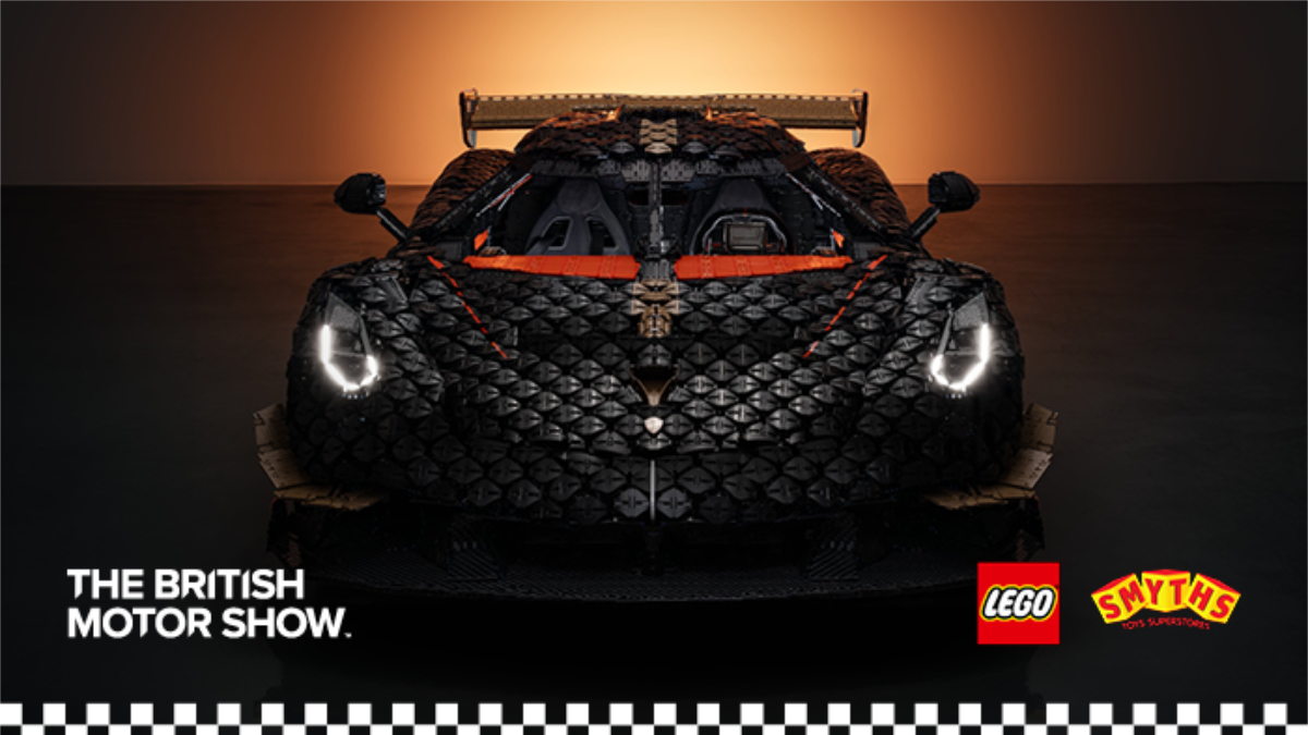 Confermata la presenza della Koenigsegg Sadair's Spear a grandezza naturale realizzata con i LEGO al British Motor Show.