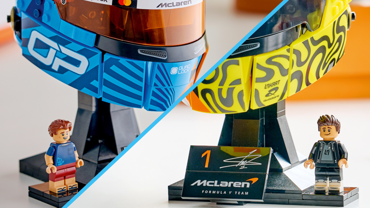 LEGO McLaren F1 helmets: why the minifigures are different