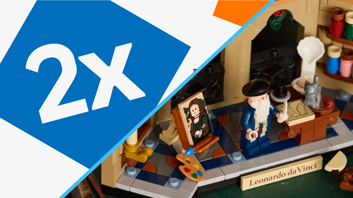 Double LEGO Insiders points and da Vinci GWP drop down under
