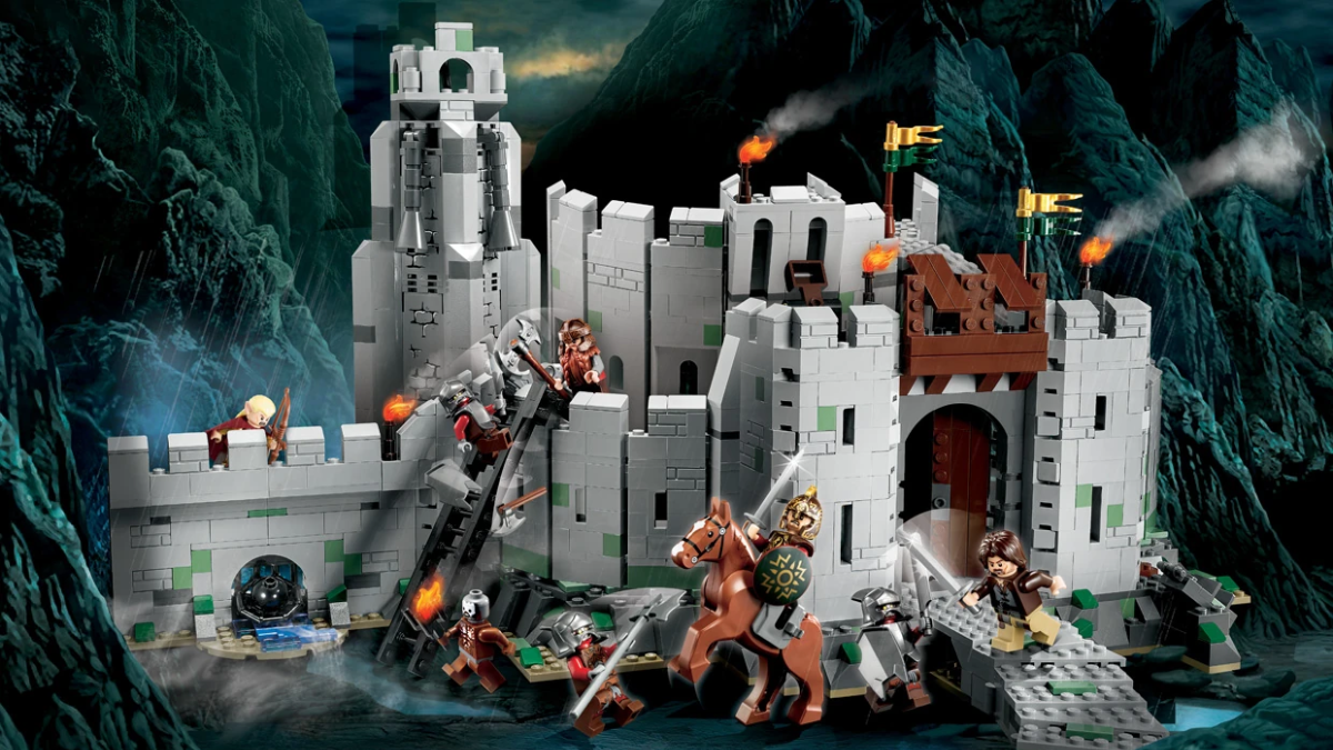 ¿Qué tamaño debería tener una réplica del Abismo de Helm de El Señor de los Anillos de LEGO?