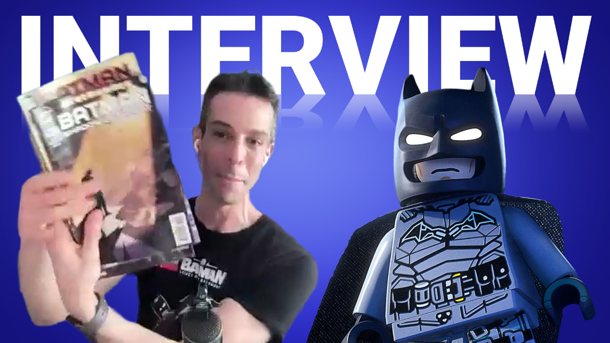 Watch us geek out with the voice of LEGO Batman