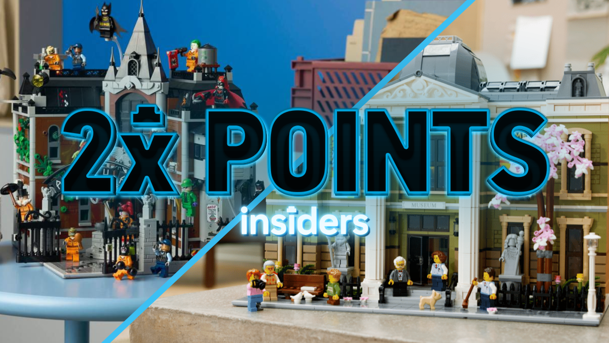 Every LEGO modular building you can get with double points