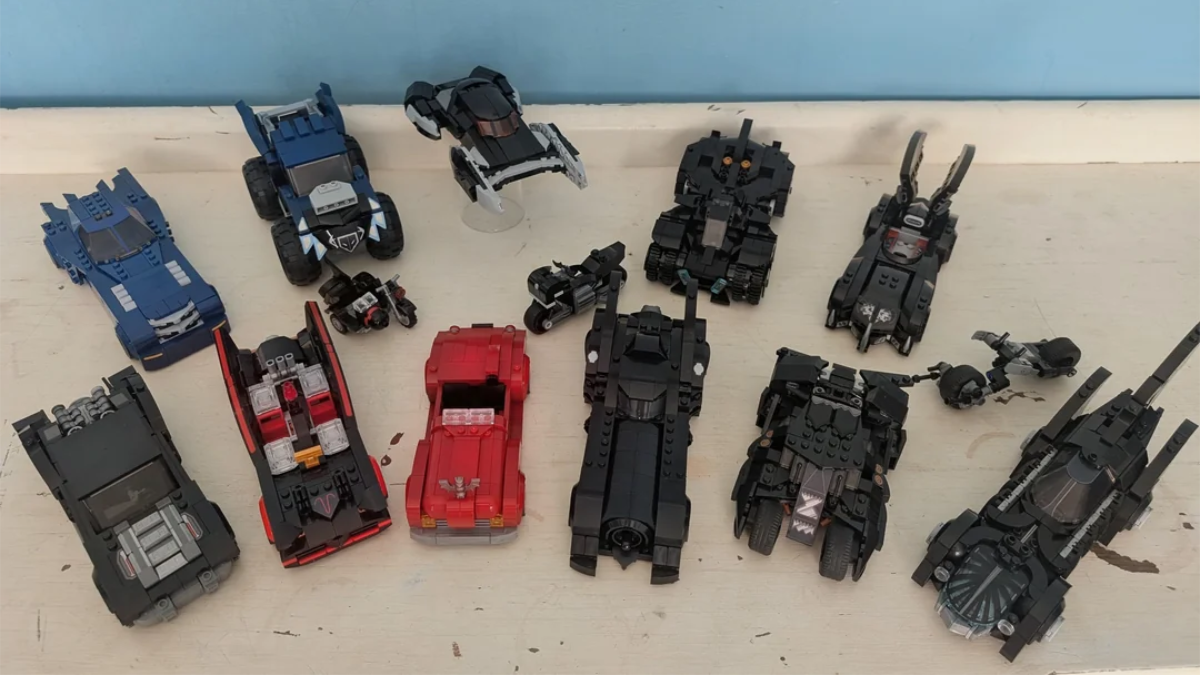 Someone has made every Batmobile from the new LEGO game