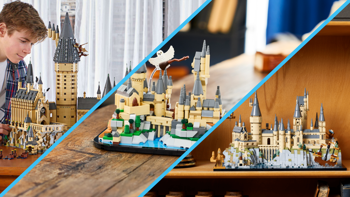 Alle mikroskala LEGO Hogwarts Castle sammenlignet