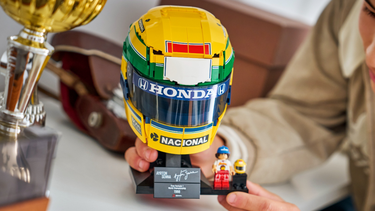 Fem geniale detaljer som skjuler seg i den nye LEGO Ayrton Senna-hjelmen