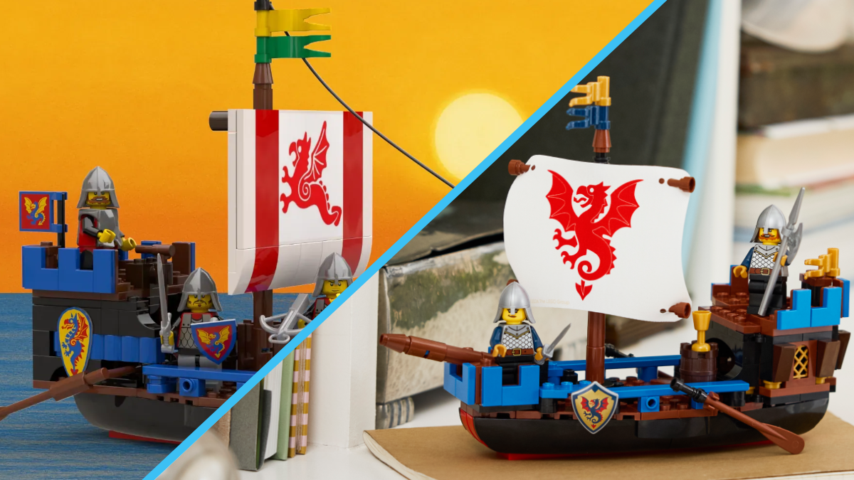Comparing LEGO Ideas Sea Serpent to the original submission