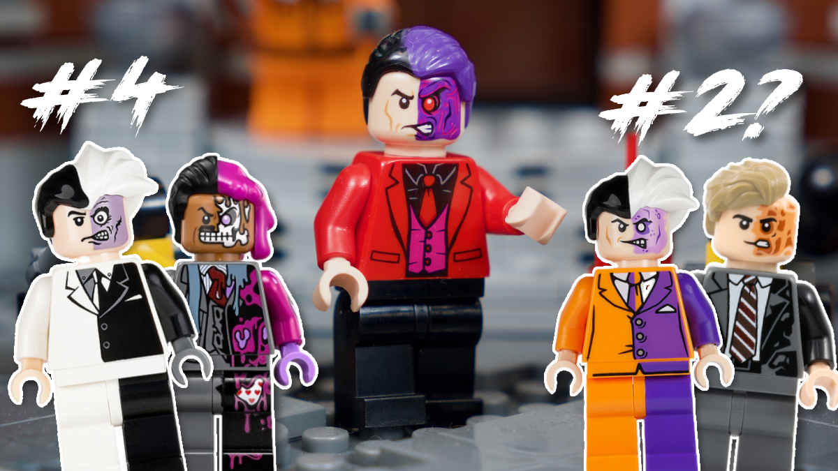 Ranking every LEGO Two-Face minifigure so far
