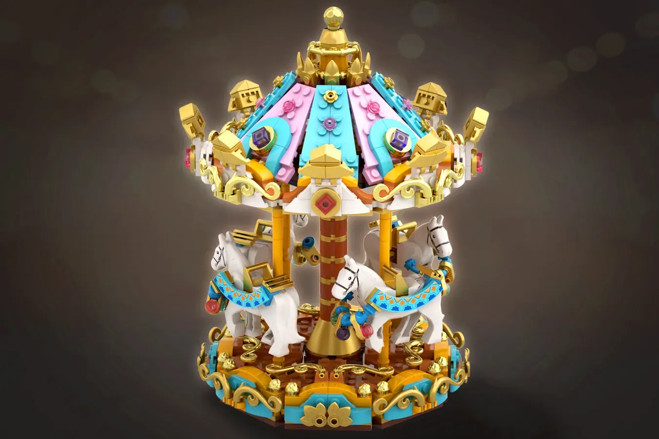 LEGO Ideas carousel music box 2a2a 1