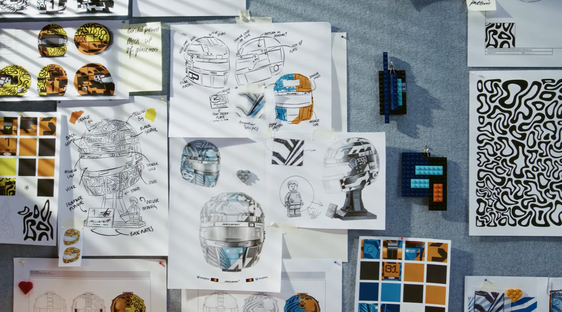 LEGO Editions Formula 1 helmet designs 1