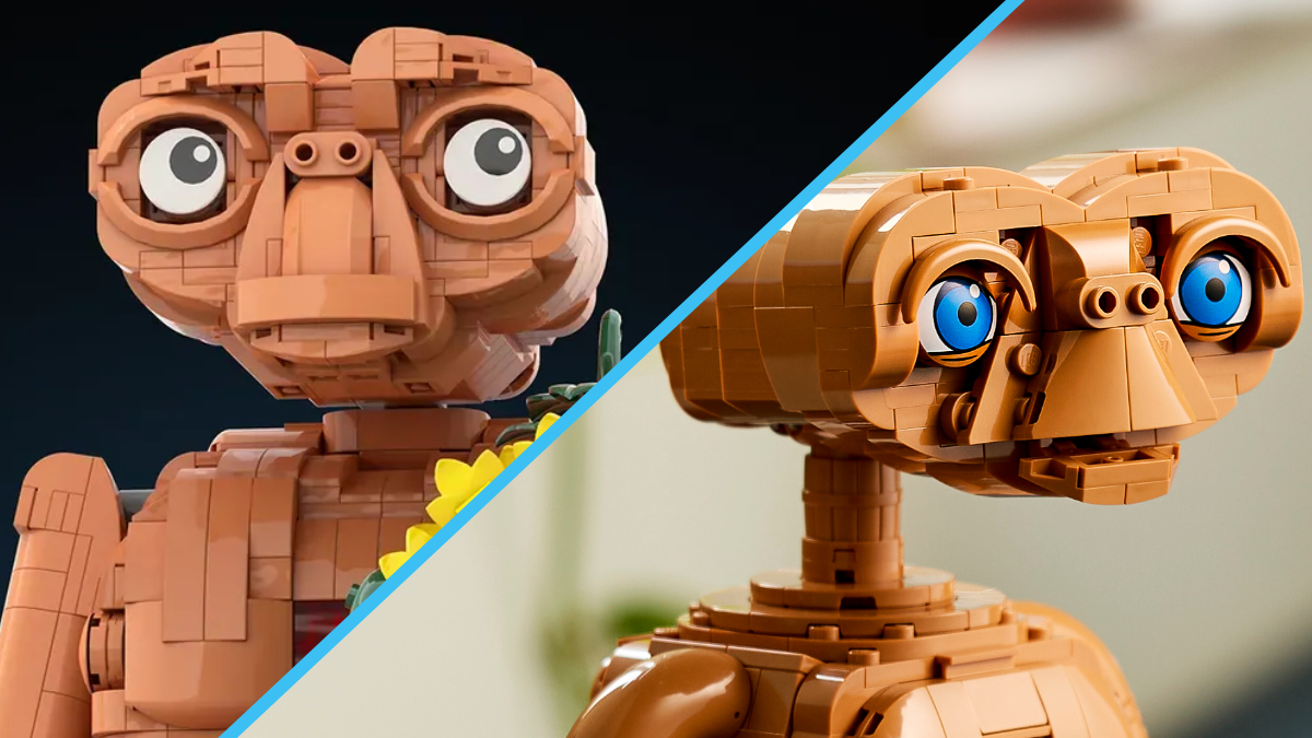 Comparing LEGO Ideas E.T. the Extra-Terrestrial to its fan design