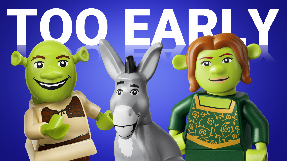 Oops, the Shrek minifigures are releasing too early