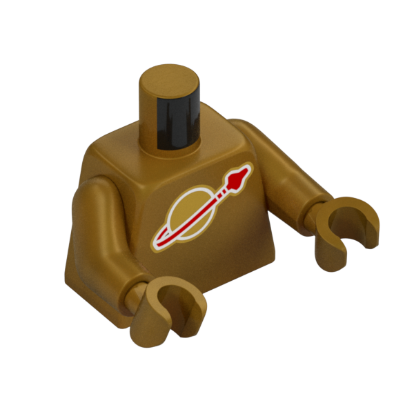 Classic Space torso gold