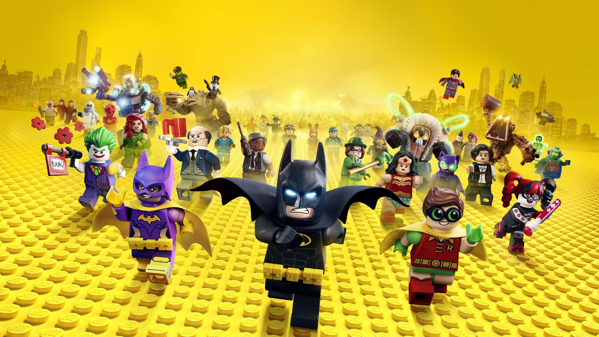The LEGO Batman movie poster