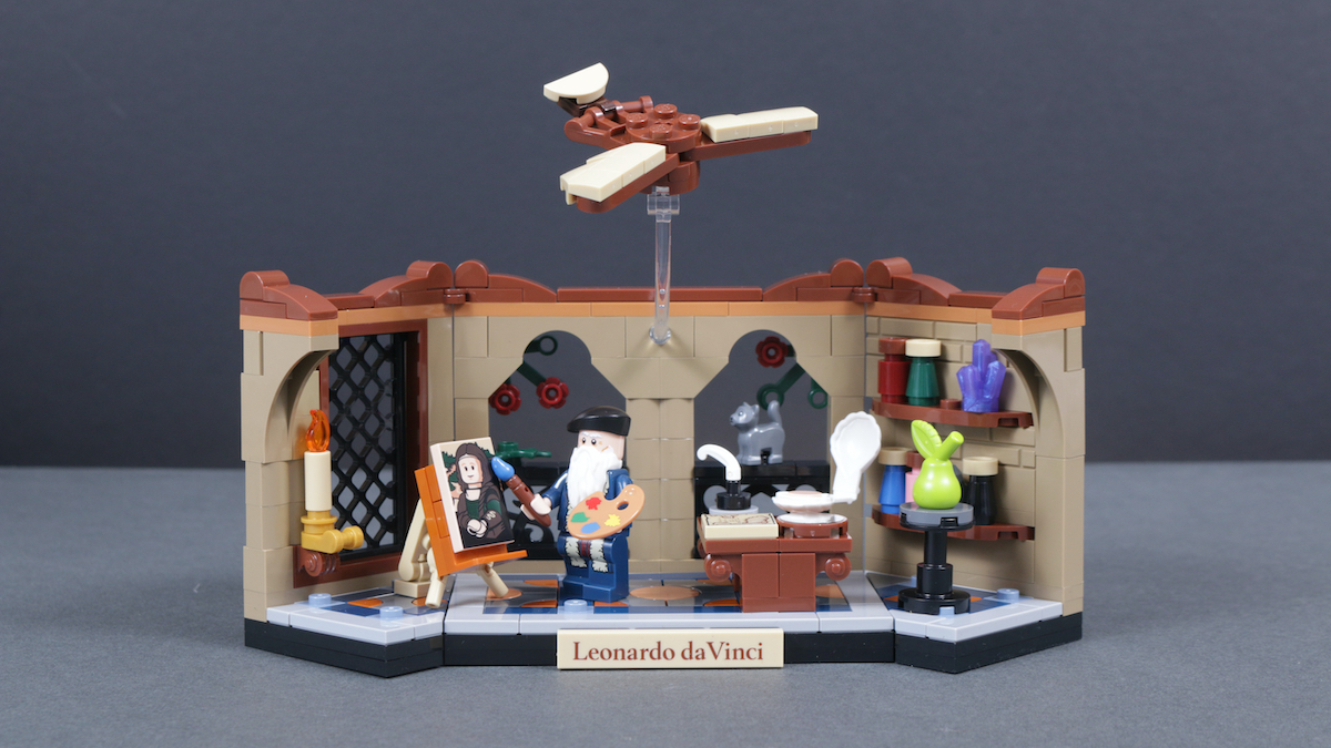 LEGO 40902 Tribute to Leonardo da Vinci GWP review