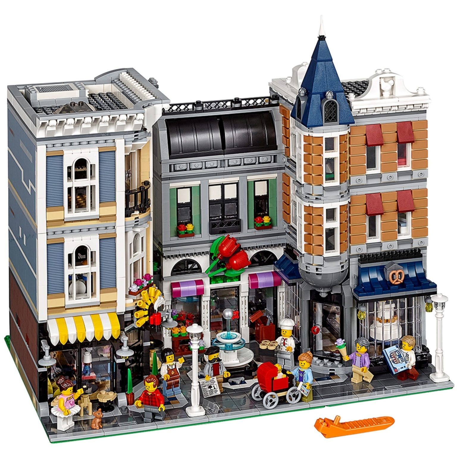Primer detalle de construcción modular LEGO 2024 listado en línea
