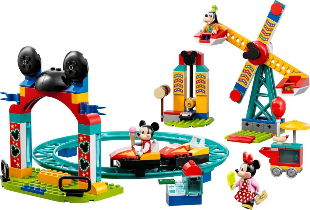 10778 Mickey Minnie and Goofys Fairground Fun contents