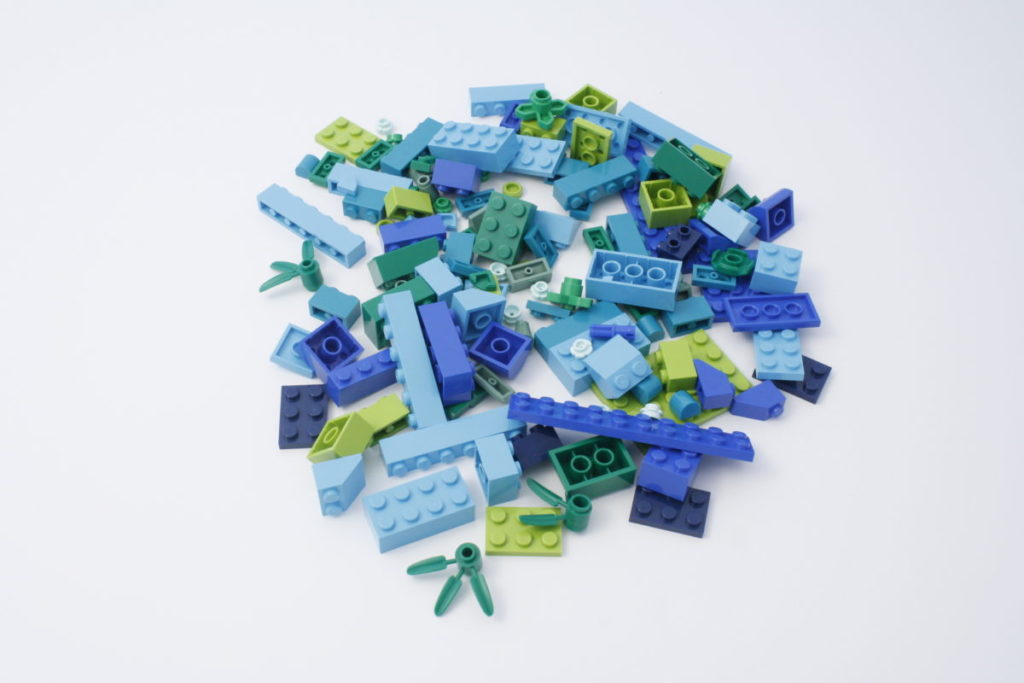 11021 Green and Blue Bricks