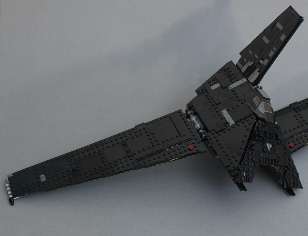 The wings stretch a massive 37 studs long.
