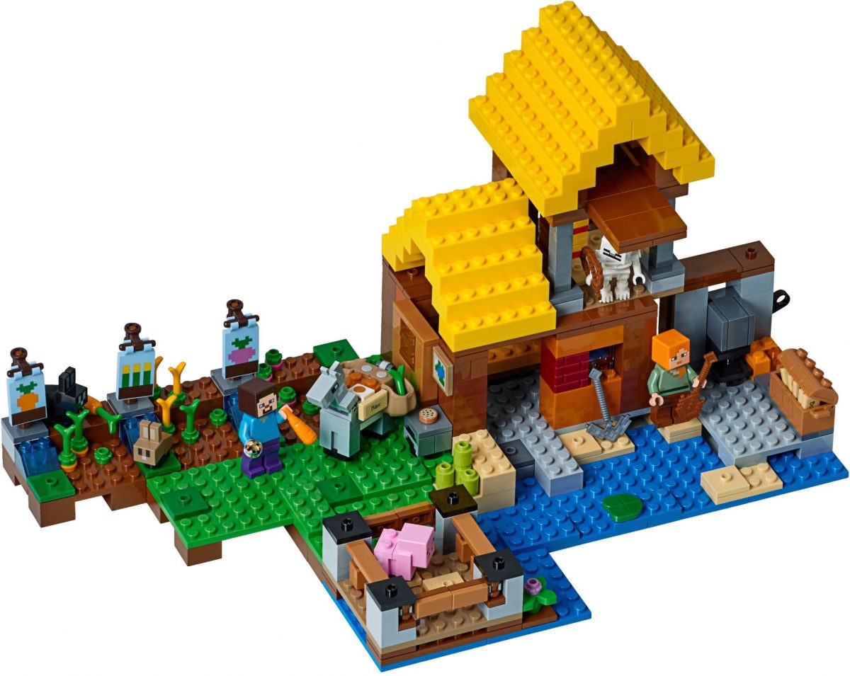 Lego Minecraft 21144 လယ်ယာအိမ်တွင်း