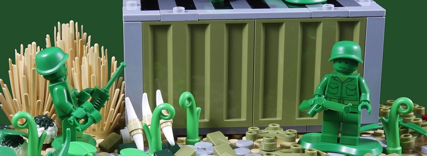 Army Men On Patrol Crate featured