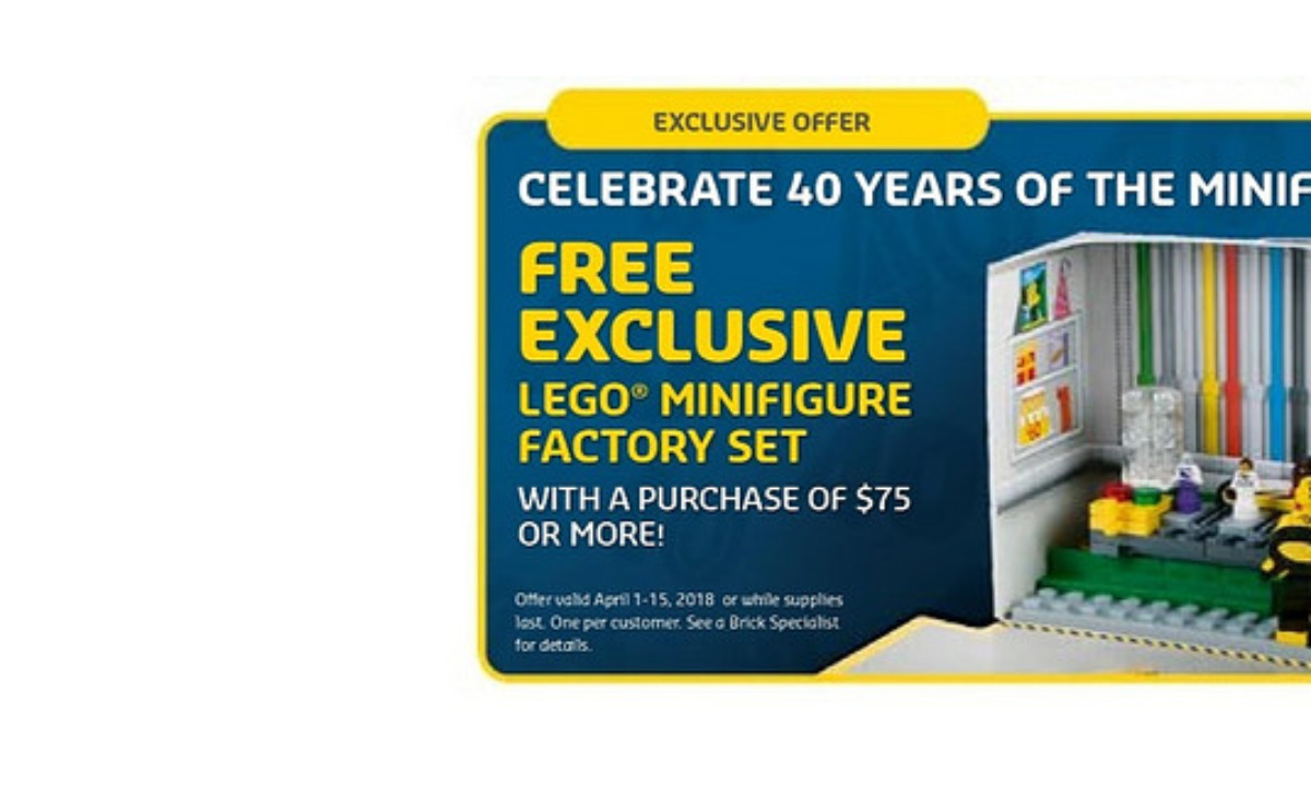 lego minifigure factory set