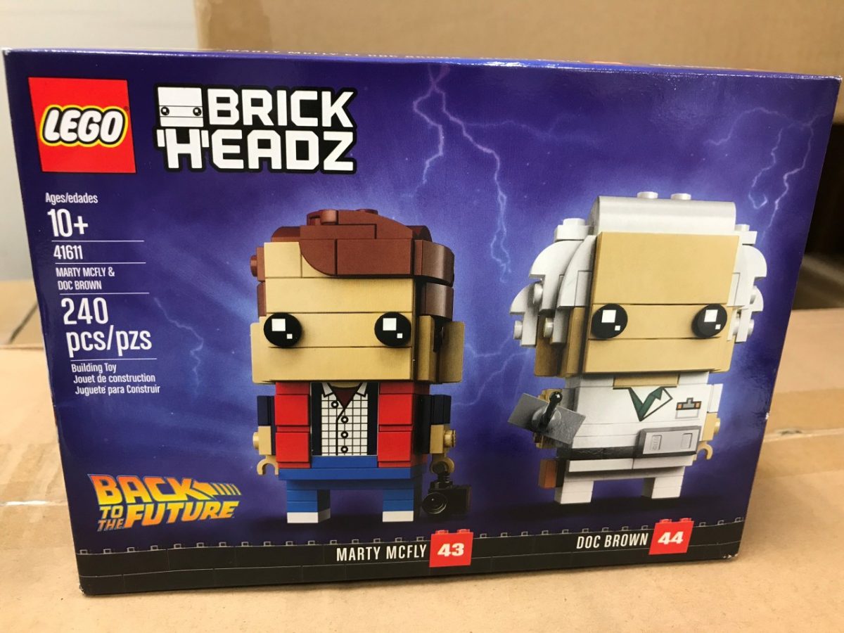 dragt kom videre røre ved LEGO BrickHeadz 41611 Back to the Future set found