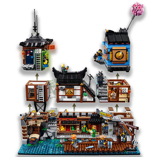 More images of The LEGO NINJAGO Movie 70657 NINJAGO City Docks